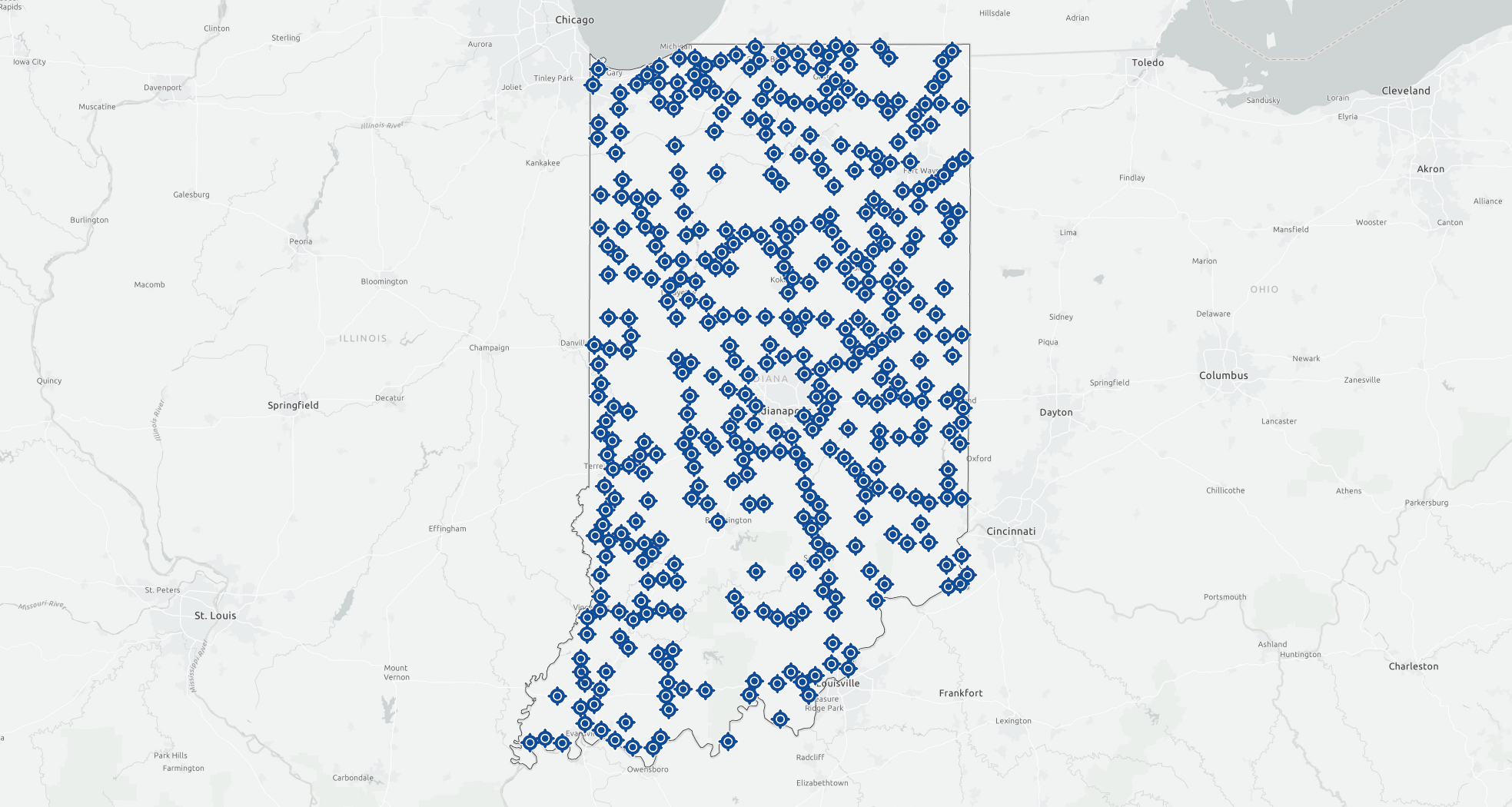 map with property locations